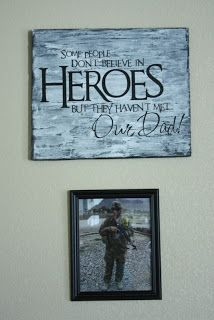 DIY sign with quote. Great quote for war heroes, military veterans ...