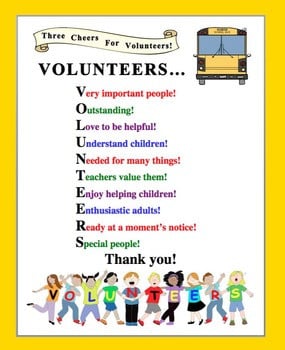 kootation com year volunteer school volunteer thank you poem http ...