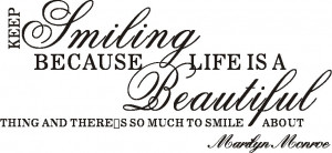 Keep Smiling Quotes Marilyn Monroe Wholesale-high-quality-2013- ...