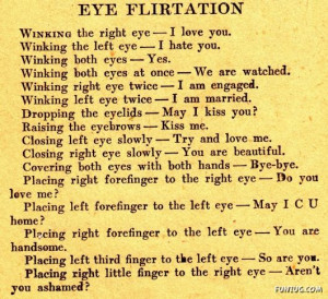 Learn The Eye Flirtation Language