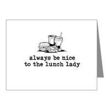 Lunch Lady Note Cards (Pk of 20) for