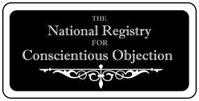 The National Registry for Conscientious Objection