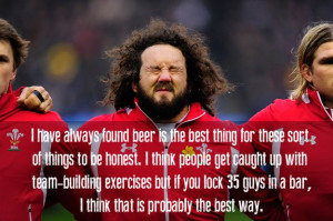 Welsh rugby star Adam Jones’ thoughts on team-building. | The 28 ...