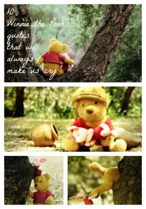 Grab a tissue. Pooh has a way stirring up dust that somehow manages to ...