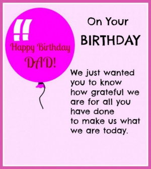 HAPPY BIRTHDAY DAD | Free Birthday Greetings, Cards & Messages