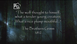 From E01] Every episode starts off with a Grimm quote