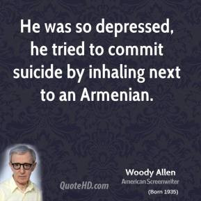 He was so depressed, he tried to commit suicide by inhaling next to an ...
