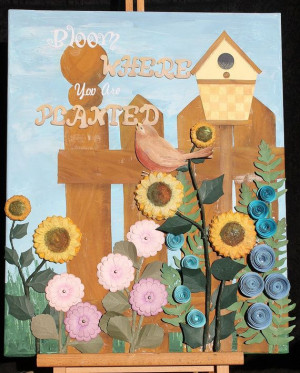 16 x 20 3D assemblage 