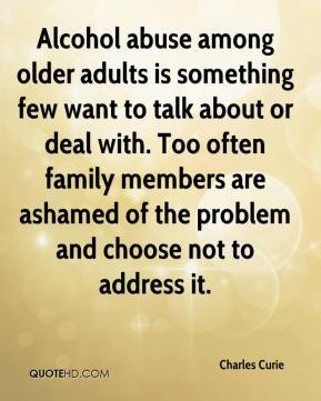 Alcohol abuse among older adults is something few want to talk about ...