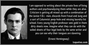... living-authors-and-psychoanalyzing-them-while-ernest-hemingway-344109