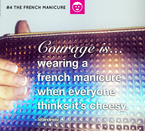 ... Manicure, both Chanel and I announce that the French Manicure -- like