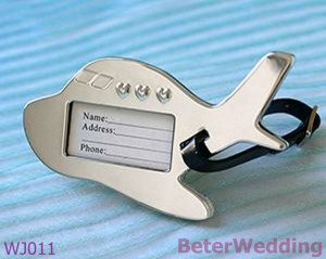 Chrome Luggage Tag WJ011 #weddingfavor #weddinggift #france # ...