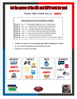 Nfl Football Schedule Second Half Of Package picture