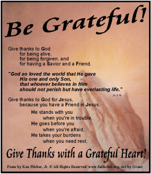 Be Grateful Christian Poem|Always have Gratitude|Thankful to God