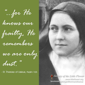 Re: St. Therese quotes