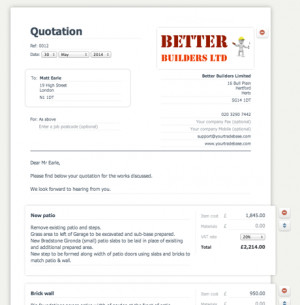 Editing your plasterer quote form couldn't be easier