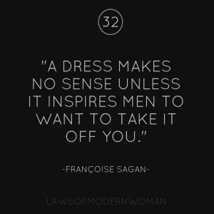 Dresses make perfect sense to all us feminine males.....