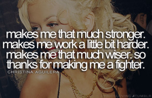 aguilera inspirational and famous quotes and sayings from christina ...