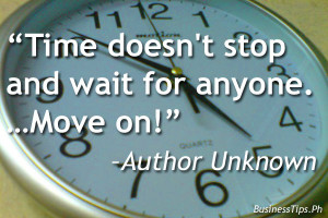 Quote about not wasting time