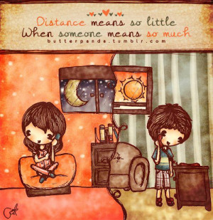 distance means so little when someone means so much