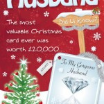 christian christmas card for husband