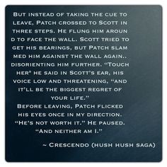 quotes favorite ya book quotes crescendo hush hush saga more hush hush ...