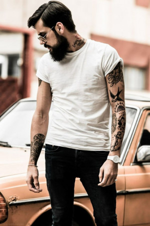 These days, it seems everyone’s obsession involves beards.. and ink ...