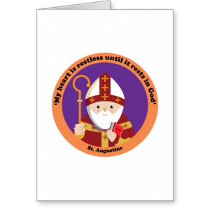 St. Augustine of Hippo Notecard Card
