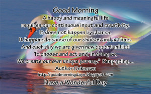 good day quotes Good Morning Quotes