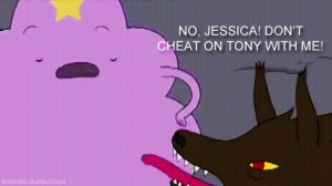 No, Jessica! Don't cheat on Tony with me!