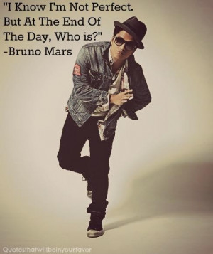 Bruno mars quote