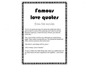 quotes, Movie love quotes, Black White, Modern Bridal Shower Games ...