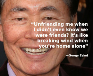 celebrities george takei quote of the week quotes star trek