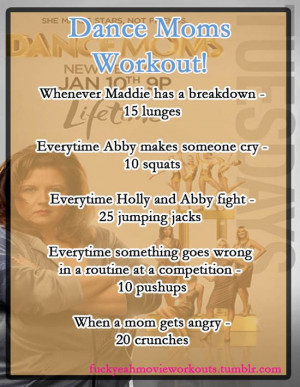 Dance Moms workout