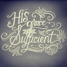His grace is Sufficient