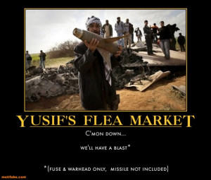 YUSIF'S FLEA MARKET... - demotivational poster