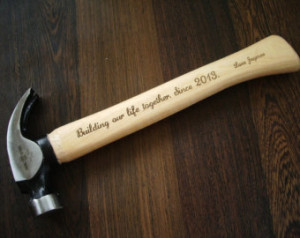 Personalized Engraved Hammer. Gift for Him: Dad, Husband, Brother ...