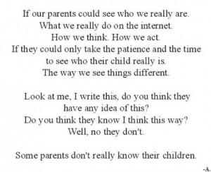 children, depressed, no idea, parents, quote, sad