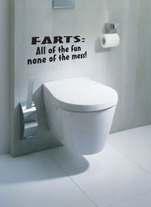 of funny joke quote wall art decal sticker vinyl bathroom toilet
