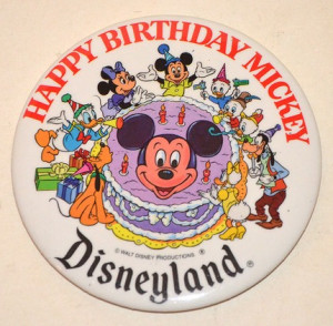 Disneyland Happy Birthday...