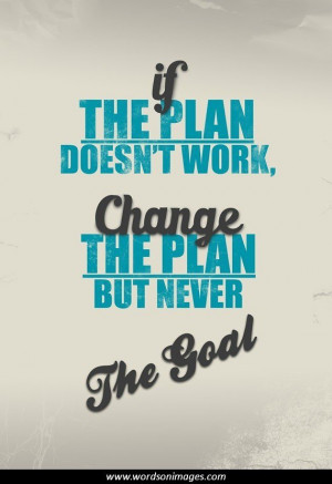 Quotes about goals