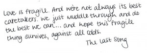 love quote The Last Song