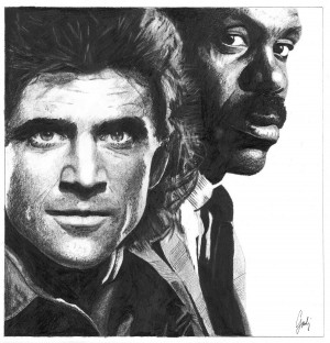 mel_gibson_and_danny_glover___lethal_weapon_by_igoubej-d4u7xxs
