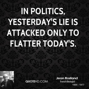 Jean Rostand Politics Quotes