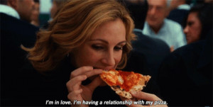 gif love LOL funny pizza Julia Roberts