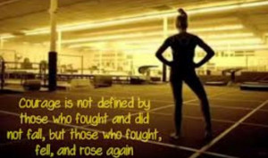 Gymnastics Quotes And Sayings From Stick It Gymnastics quote ~ love it
