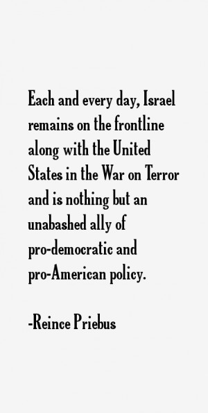... but an unabashed ally of pro-democratic and pro-American policy