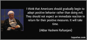 Positive Behavior Quotes