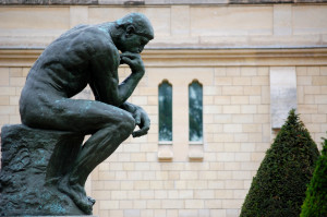 Le Penseur by Auguste Rodin (photo by dr. fil)