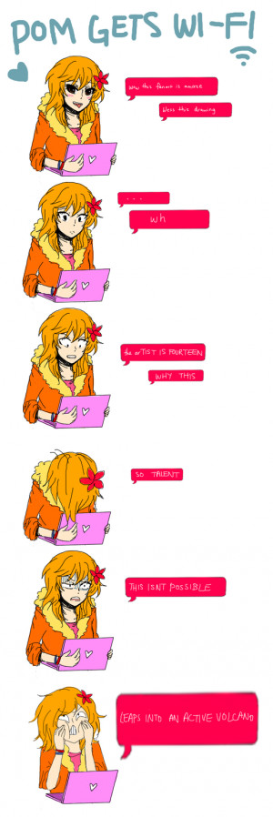 Pom Gets Wi-Fi: Fanart is Amaze by digidestined4eva